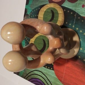 Family Soapstone Authentic Carving